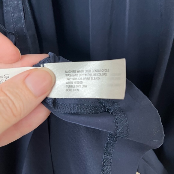 (Never worn) GAP navy blue sleeveless dress with hot pink detailing size M - Picture 4 of 7